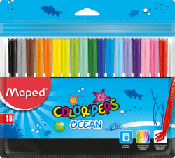 Фото - Фломастеры COLOR PEPS Ocean, 18 цв 32792 Фото - Фломастеры COLOR PEPS Ocean, 18 цв 32792