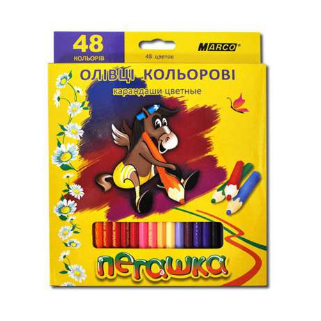 Фото - Кольоров. олівці 'MARCO' Пегашка 48 цвет. 1010-48СВ (уп.3.) 9705 Фото - Кольоров. олівці 'MARCO' Пегашка 48 цвет. 1010-48СВ (уп.3.) 9705