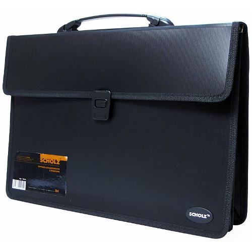 Фото - Портфель SСHOLZ В4 2 відд. чорн.. 10503 1559
