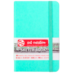 Фото - Блокнот для графіки Talens Art Creation 140г/м2, 13*21см, 80л., Fresh Mint, Royal Talens 58370 Фото - Блокнот для графіки Talens Art Creation 140г/м2, 13*21см, 80л., Fresh Mint, Royal Talens 58370