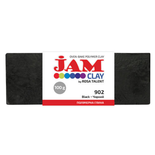 Фото - Пластика Jam Clay, Чорний, 100г, ROSA TALENT 61549