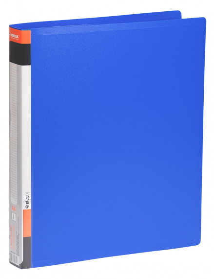 Фото - Папка з кільцями, А4, 4см, 2НК діам 4 см, 700 мкн., PР, з кишен., синій., 5039, NORMA 41895 Фото - Папка з кільцями, А4, 4см, 2НК діам 4 см, 700 мкн., PР, з кишен., синій., 5039, NORMA 41895