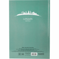 Книга записна А4 Maps London, 96арк., кліт., бірюзовий