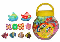 Фото - Гумка-іграшка для стирання 'Mix toys', в пластик. банці по 66 шт., 4978, CLASS 41019 Фото - Гумка-іграшка для стирання 'Mix toys', в пластик. банці по 66 шт., 4978, CLASS 41019