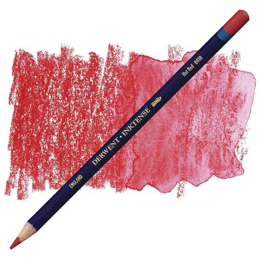 Фото - Олівець чорнильний Inktense (0410), Червоний гарячий, Derwent 57419 Фото - Олівець чорнильний Inktense (0410), Червоний гарячий, Derwent 57419