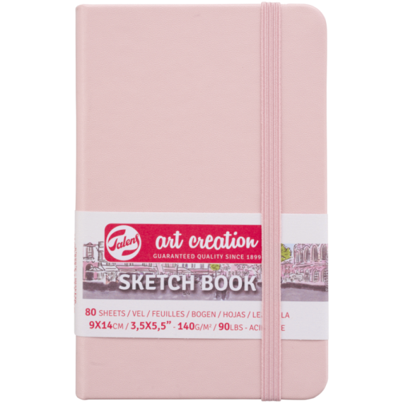 Фото - Блокнот для графіки Talens Art Creation 140г/м2, 9*14см, 80л., Pastel Pink, Royal Talens 54204