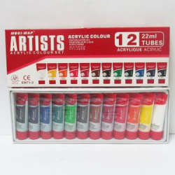 Фарби акрилові "Artists" 12кол*22мл LA1222