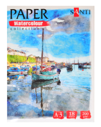 Набір акварельного паперу А3 &quot;Paper Watercolor Collection&quot;, 18 арк.