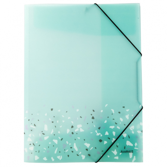 Фото - Папка на гумках, А4+, Shine, аквамарин 47137