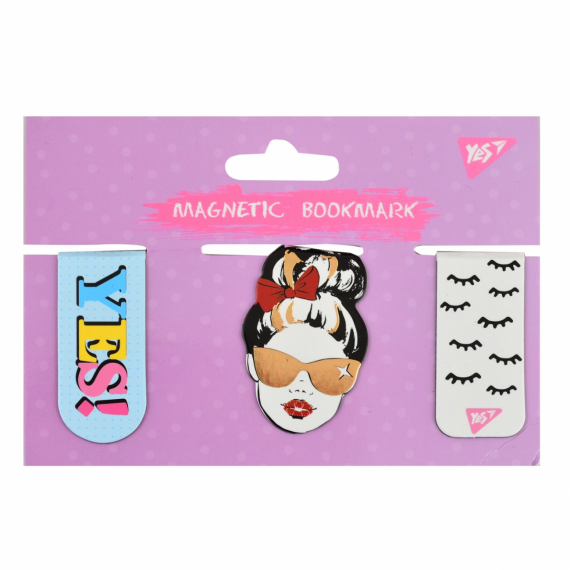 Фото - Закладки магнитные YES'Fashion', фольга, 3шт 47085 Фото - Закладки магнитные YES'Fashion', фольга, 3шт 47085
