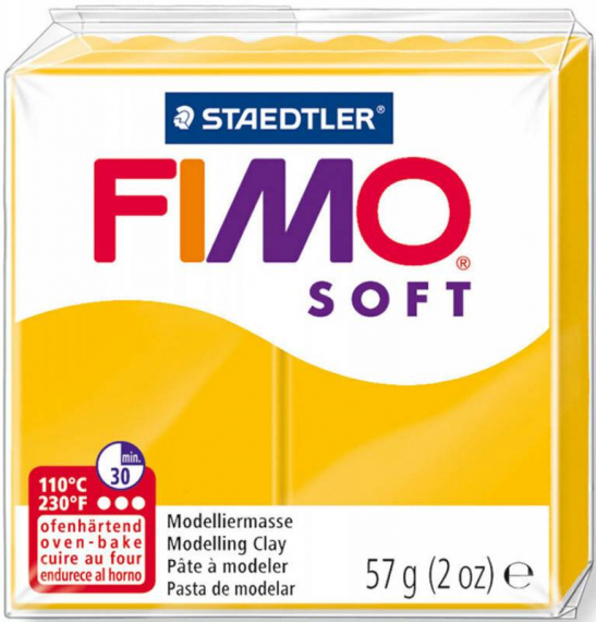 Фото - Пластика Soft, Жовта, 57г, Fimo 47248 Фото - Пластика Soft, Жовта, 57г, Fimo 47248