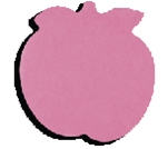 Фото - Блок для заметок 'Яблуко', 50л., Ассорти, неон 8479 Фото - Блок для заметок 'Яблуко', 50л., Ассорти, неон 8479