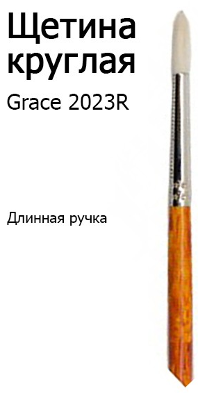 Фото - Пензель Щетина кругла, Grace 2023R, №10, д.р. KOLOS/ArtMaster (6/12) 31534 Фото - Пензель Щетина кругла, Grace 2023R, №10, д.р. KOLOS/ArtMaster (6/12) 31534