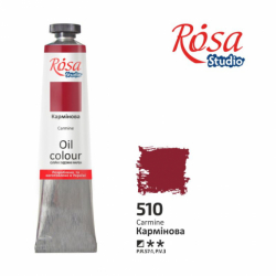 Фарба олійна, 60мл, Кармінова, ROSA Studio