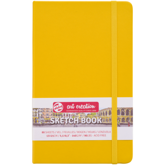 Фото - Блокнот для графіки Talens Art Creation 140г/м2, 13*21см, 80л., Golden Yellow, Royal Talens 54195 Фото - Блокнот для графіки Talens Art Creation 140г/м2, 13*21см, 80л., Golden Yellow, Royal Talens 54195