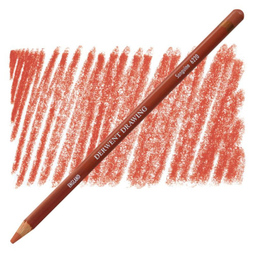 Фото - Олівець для рисунку Drawing (6220), Сангіна, Derwent 57490 Фото - Олівець для рисунку Drawing (6220), Сангіна, Derwent 57490