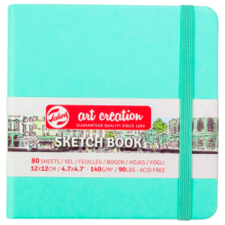 Фото - Блокнот для графіки Talens Art Creation 140г/м2, 12*12см, 80л., Fresh Mint, Royal Talens 58366 Фото - Блокнот для графіки Talens Art Creation 140г/м2, 12*12см, 80л., Fresh Mint, Royal Talens 58366