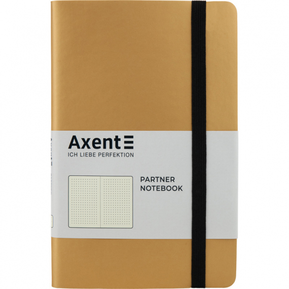 Фото - Книга записна Partner Soft, 125*195, 96арк, крап, золотиста 49163 Фото - Книга записна Partner Soft, 125*195, 96арк, крап, золотиста 49163