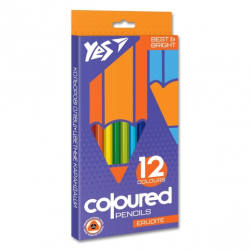 Олівці кольорові YES 12 кол. Erudite