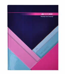 Книга обліку "MODEST" 144л.кл.оф.(тв. лам. обл), А4, т.-синій