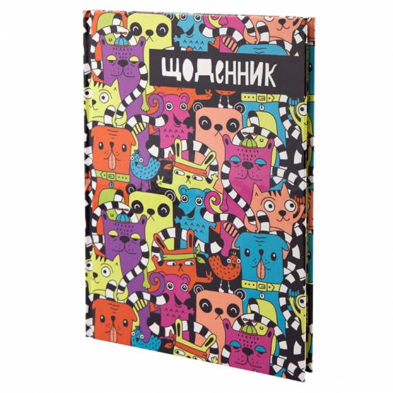 Фото - Щоденник шкільний, тверда обкл, Pets 46475