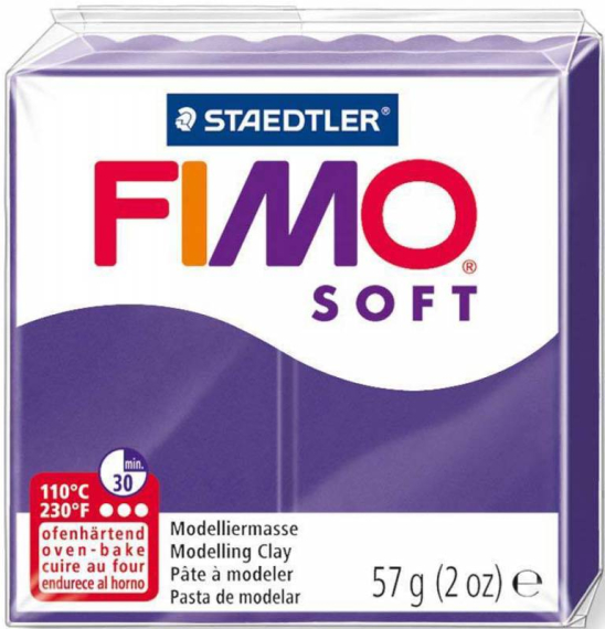 Фото - Пластика Soft, Сливова, 57г, Fimo 47261 Фото - Пластика Soft, Сливова, 57г, Fimo 47261