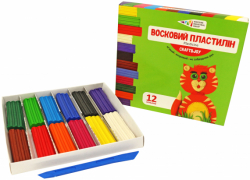 Фото - Пластилін восковий, 12 кол. 144 г. Craft&Joy 46733 Фото - Пластилін восковий, 12 кол. 144 г. Craft&Joy 46733