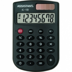 Фото - Калькулятор ASSISTANT  AC-1109 Black 33516 Фото - Калькулятор ASSISTANT  AC-1109 Black 33516