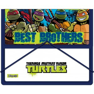 Фото - Папка для тетрадей пласт. на резинке  В5 'Ninja Turtles' 27185 Фото - Папка для тетрадей пласт. на резинке  В5 'Ninja Turtles' 27185