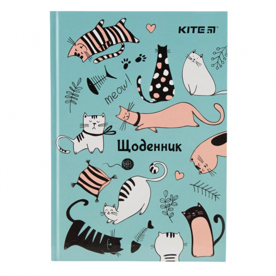 Фото - Щоденник шкільний, тверда обкл, Funny Cats 46471 Фото - Щоденник шкільний, тверда обкл, Funny Cats 46471