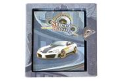 Фото - Блокнот А6 з гліттером  у тонкій коробці, серія STREET RACING 45828 Фото - Блокнот А6 з гліттером  у тонкій коробці, серія STREET RACING 45828