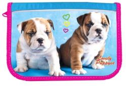 Пенал 1-яр.,пустий,"Lovely Puppies", 210/70D PL, 98003, CLASS
