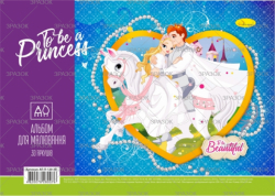 Фото - Альбом для малювання, лаковка, 30 арк., 120 г/м2,  пружина (уп.16) 40623