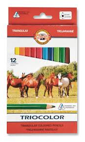 Фото - Олівці кольорові Triocolor Jumbo 'Horses', 12 кол. 10350 Фото - Олівці кольорові Triocolor Jumbo 'Horses', 12 кол. 10350
