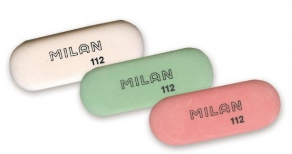 Фото - Гумка овальна 'TM MILAN' 7,3*2,8*0,9см, mix (уп.12)CMM112 8283 Фото - Гумка овальна 'TM MILAN' 7,3*2,8*0,9см, mix (уп.12)CMM112 8283