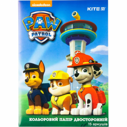 Папір кольор. двостор. (15арк/15кол), А4 PAW
