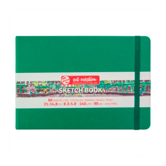 Фото - Блокнот для графіки Talens Art Creation 140г/м2, 21х15см, 80л, Forest Green, Royal Talens 58375 Фото - Блокнот для графіки Talens Art Creation 140г/м2, 21х15см, 80л, Forest Green, Royal Talens 58375