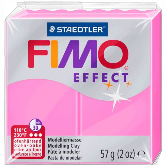 Фото - Пластика Effect, Фуксія неонова, 57г, Fimo 52280