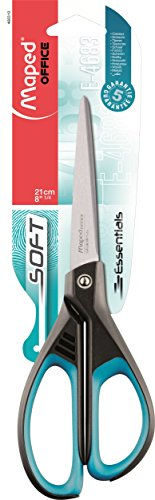 Фото - Ножниці офісні ESSENTIALS SOFT 210мм, блістер, сині вставки 29138 Фото - Ножниці офісні ESSENTIALS SOFT 210мм, блістер, сині вставки 29138