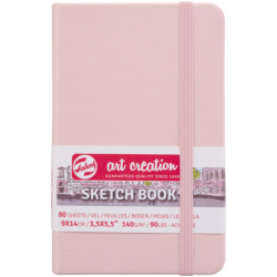 Фото - Блокнот для графіки Talens Art Creation 140г/м2, 9*14см, 80л., Pastel Pink, Royal Talens 54204