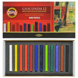 Крейда-пастель тверда GIOCONDA, 12 кол.