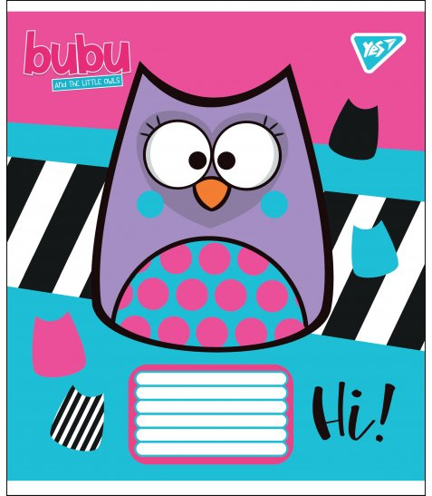 Фото - А5/12 лін. YES BUBU, зошит учнів. 58336 Фото - А5/12 лін. YES BUBU, зошит учнів. 58336