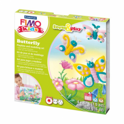 Фото - Набір пластики Fimo kids, 'Метелик', 4 кол.*42 г, Fimo 37646 Фото - Набір пластики Fimo kids, 'Метелик', 4 кол.*42 г, Fimo 37646