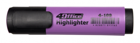 Фото - Текстмаркер, 1-5мм, фіолет., 4-109, 4Office (уп.10) 32934 Фото - Текстмаркер, 1-5мм, фіолет., 4-109, 4Office (уп.10) 32934