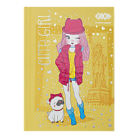 Фото - Блокнот CUTE GIRL, А-6, 64л., кл., тв. обкл., мат. лам.+лак, жовтий, KIDS Line 61222 Фото - Блокнот CUTE GIRL, А-6, 64л., кл., тв. обкл., мат. лам.+лак, жовтий, KIDS Line 61222