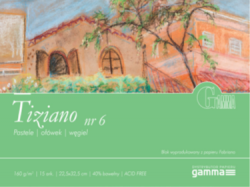 Фото - Альбом для пастелі GAMMA Tiziano 160г/м 15арк (клеєн.) 32,5*45см, папір ТМ FABRIANO 31626