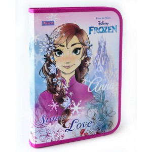 Фото - Папка для праці пласт. на блискавці  з внутр. карманом А4 'Frozen' 31988 Фото - Папка для праці пласт. на блискавці  з внутр. карманом А4 'Frozen' 31988