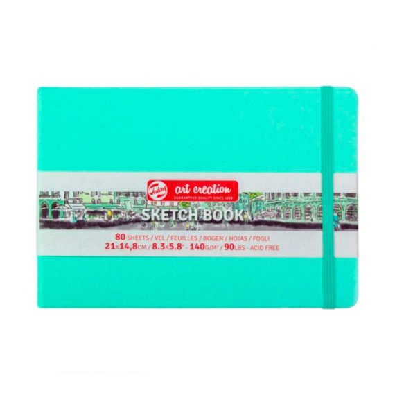 Фото - Блокнот для графіки Talens Art Creation 140г/м2, 21х15см, 80л, Fresh Mint, Royal Talens 58376 Фото - Блокнот для графіки Talens Art Creation 140г/м2, 21х15см, 80л, Fresh Mint, Royal Talens 58376