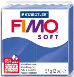 Пластика Soft, Синя блискуча, 57г, Fimo