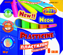 Фото - Пластилін 'Чисті руки'  6кол., ECO, NEON, 100гр., 7630, CLASS 36707 Фото - Пластилін 'Чисті руки'  6кол., ECO, NEON, 100гр., 7630, CLASS 36707